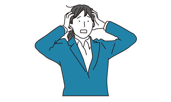 どこから手をつければよいかわからない様子