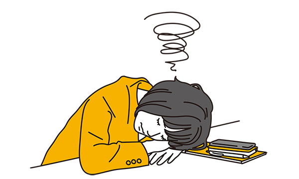 忙しい様子
