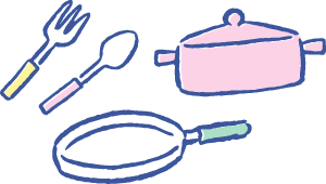 キッチンのイラスト