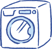 洗濯機のイラスト