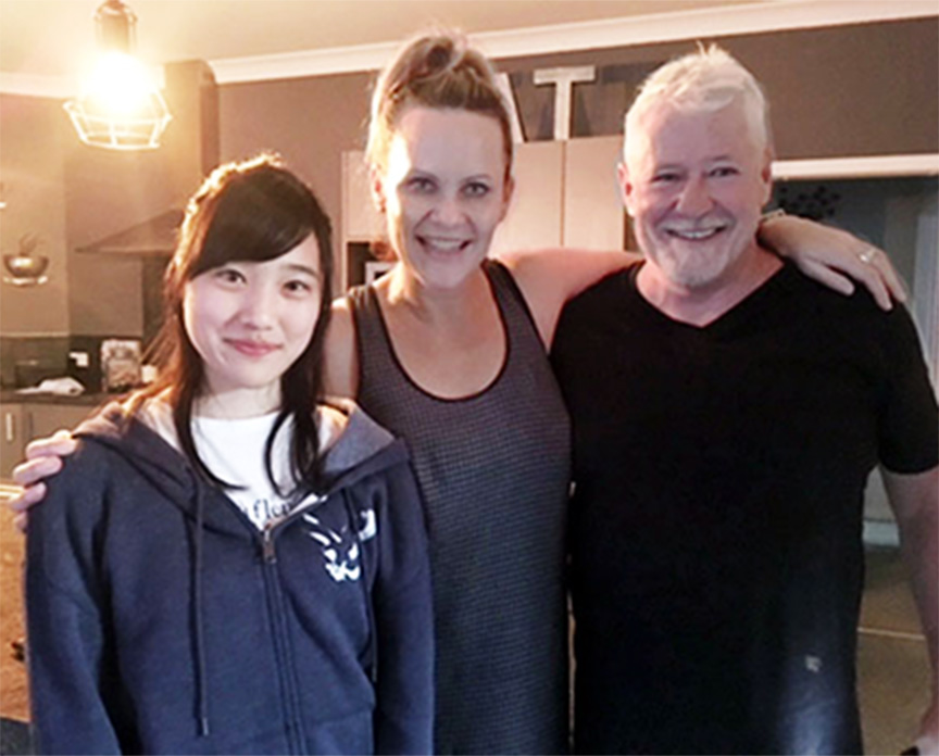 ホームステイの様子