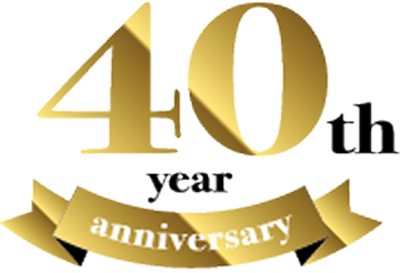 創立40周年のイラスト