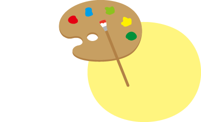 絵画のイラスト